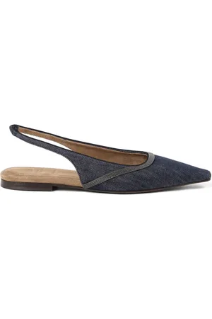 Brunello Cucinelli Leren ballerina
