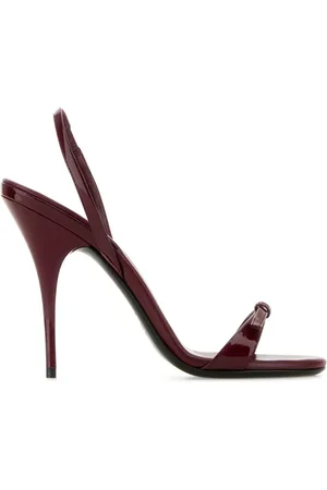 Miu Miu 105 mm Tyrian sandalen