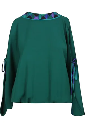 Puccini Blouse met open rug