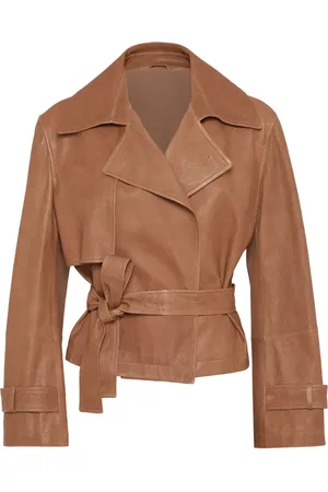 Brunello Cucinelli Leren jack