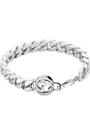 Gucci Sterling silver Interlocking G bracelet