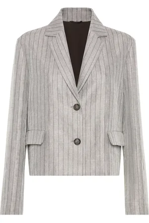 Brunello Cucinelli Gestreepte blazer