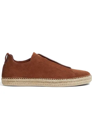 Ermenegildo Zegna Triple Stitch suède espadrilles