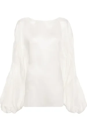 Khaite Zijden blouse