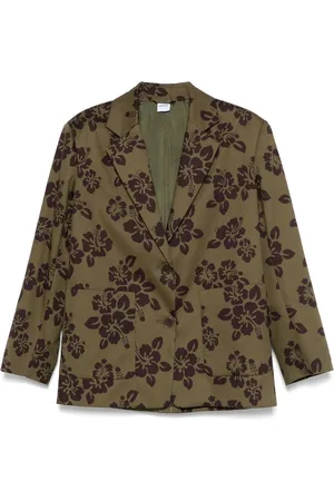 Aspesi Blazer met bloemenprint