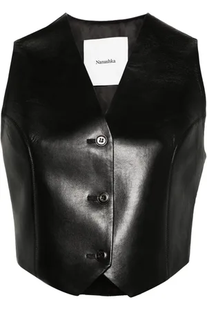 Nanushka Gilet van imitatieleer