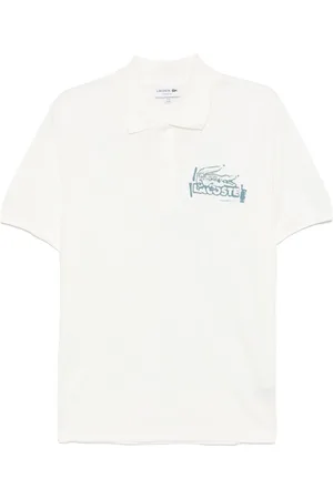 Lacoste Klassiek poloshirt met print