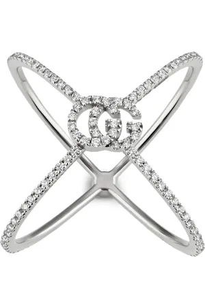 Gucci 18kt witgouden Running ring