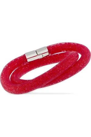 Swarovski 18kt witgouden Stardust dubbele armband