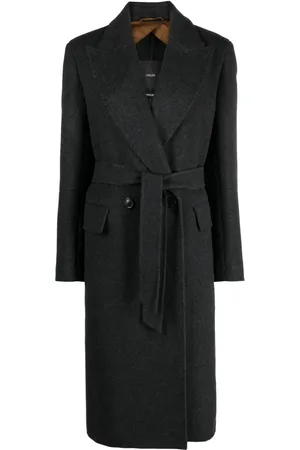 Max Mara Mantel met dubbele rij knopen