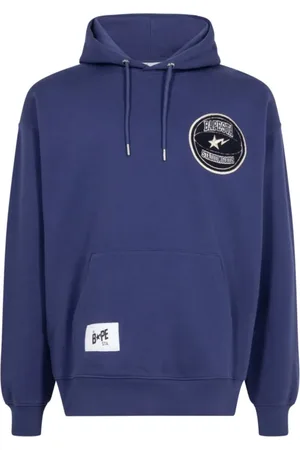 A Bathing Ape X STADIUM GOODS® "Varsity Blue" hoodie