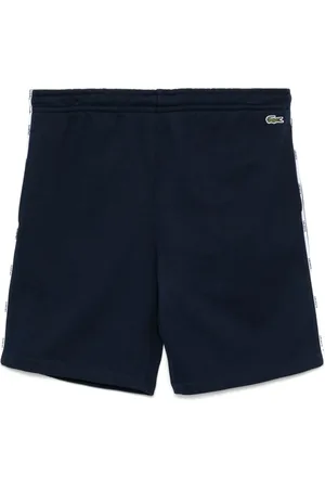 Lacoste Katoenen shorts met logo afwerking