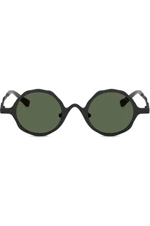 Emporio Armani Zonnebril met rond montuur