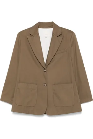 Emporio Armani Blazer met gabardine weving