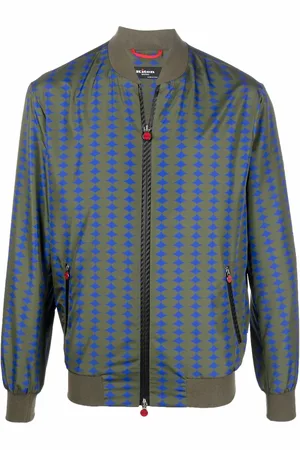 Kiton Jack met geometrisch patroon