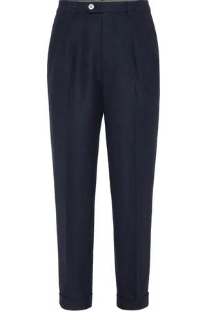 Brunello Cucinelli Broek met geplooid detail