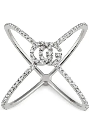 Gucci 18kt witgouden Running ring