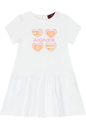 Aigner Jurk met korte mouwen en hartprint