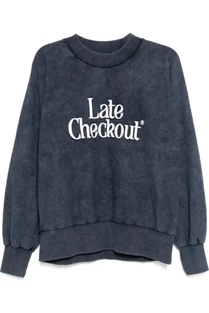 Stain Shade Sweater met borduurwerk