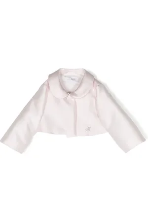 MONNALISA Twill bomberjack met logo van kralen
