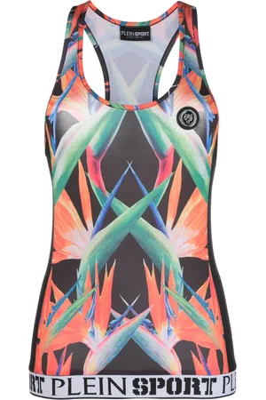 Philipp Plein Tanktop met bloemenprint