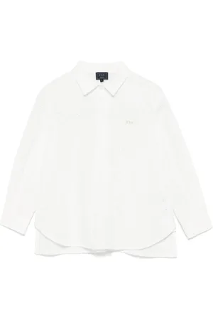 FAY Shirt met geborduurd logo