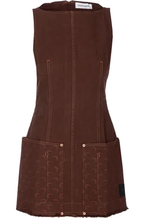 Marine Serre Moon jurk met logo
