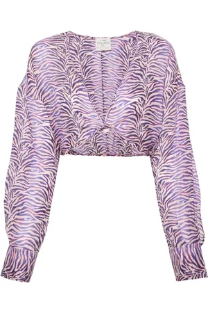 FORTE FORTE Blouse met zebraprint