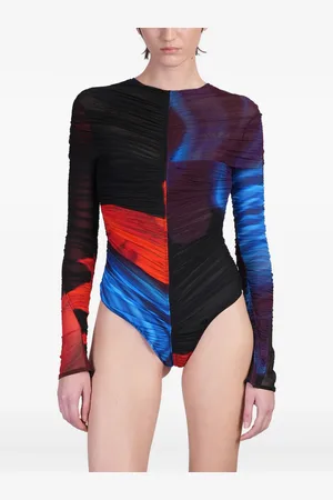 MUGLER Romper met bloemenprint