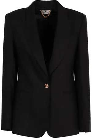 Elisabetta Franchi Blazer met enkele rij knopen