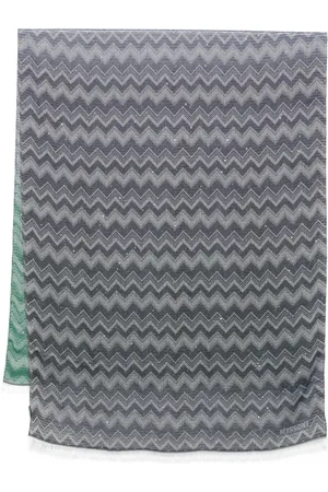 Missoni Sjaal met zigzag patroon