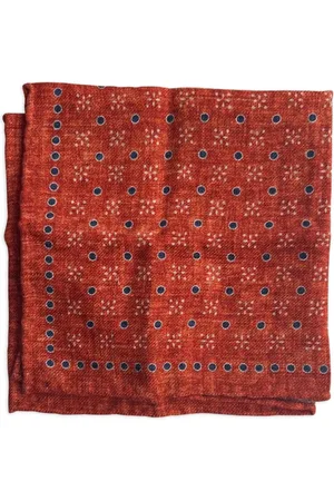 Brunello Cucinelli Wollen pochet met geometrische print