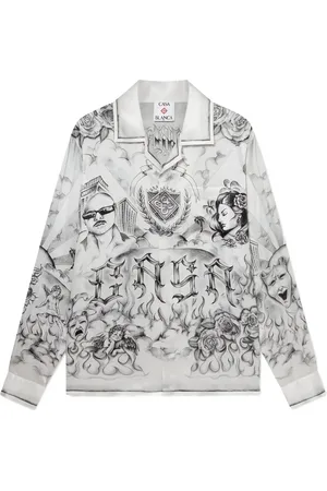 Casablanca Tattoo blouse