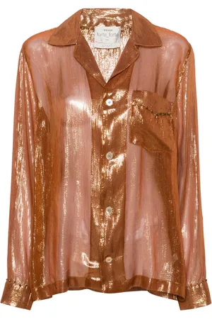 FORTE FORTE Blouse van zijdemix
