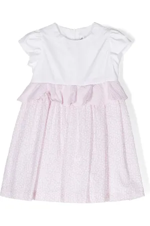 Il gufo Peplum jurk met korte mouwen