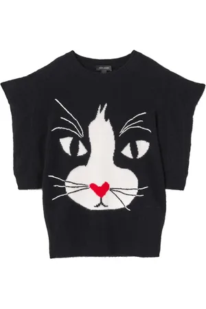 Marc Jacobs Kasjmier trui met intarsia kat