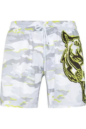 Philipp Plein Zwembroek met camouflageprint