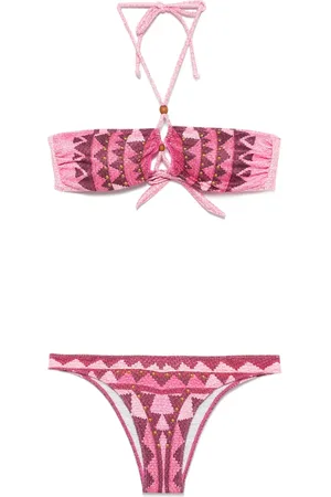 PIN UP STARS Bandeau bikini met studs