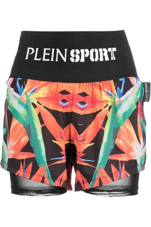 Philipp Plein Hardloopshorts met bloemenprint