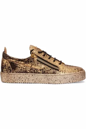 Giuseppe Zanotti Frankie sneakers met krokodillenleer