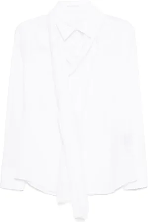 YOHJI YAMAMOTO Blouse met sjaaldetail