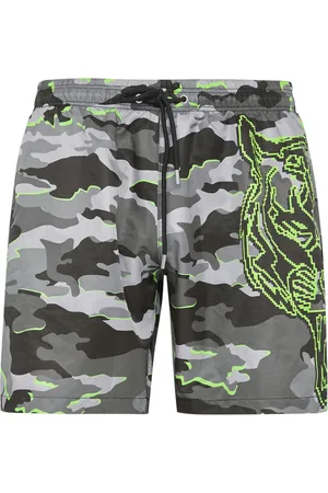 Philipp Plein Zwembroek met camouflageprint