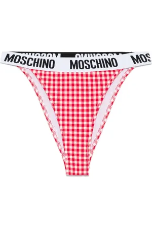 Moschino Bikinislip met gingham