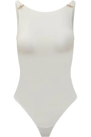 Elisabetta Franchi Body met kristallen detail