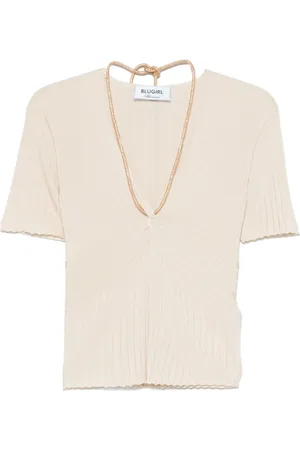 Blugirl Ribgebreide top