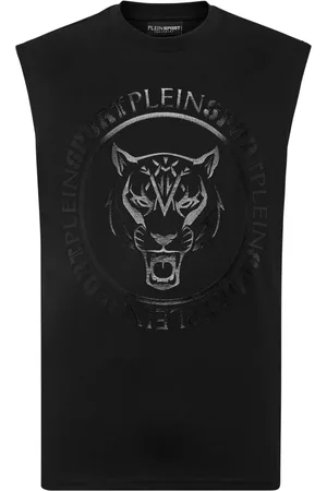 Philipp Plein Katoenen tanktop met logoprint