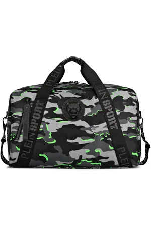 Philipp Plein Boston duffeltas met camouflageprint