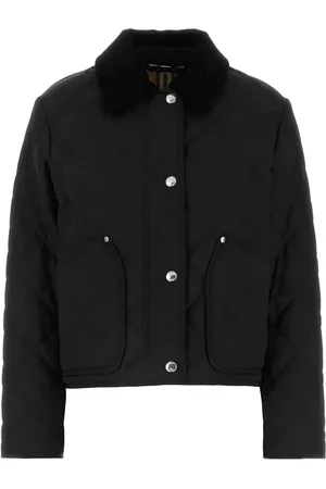 Burberry Cropped gewatteerd jack