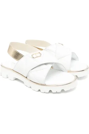 Twin-Set Sandalen met logoplakkaat
