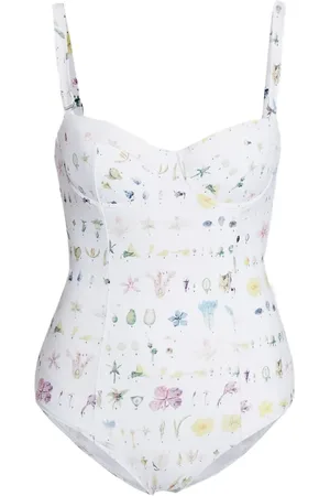 Erdem Badpak met bloemenprint